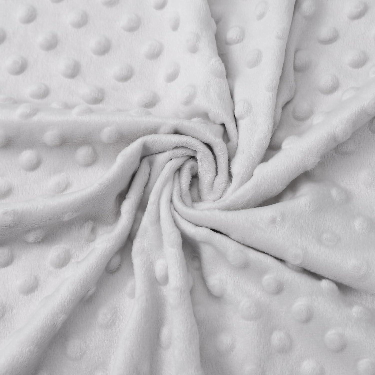 image:imageBaby Minky Blanket for Boys Girl Super Soft Newborn Nursery Blanket with Double Layer Dotted Backing 30x40 Cozy Printed Bed Throw Blanket Undersea WorldGray Jungle Animal