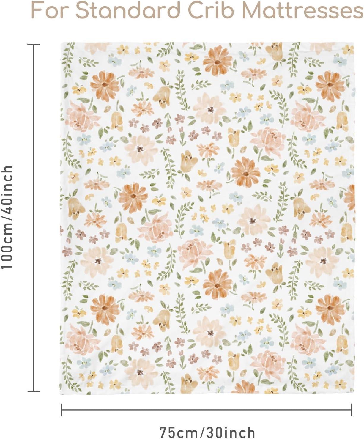 image:imageBaby Minky Blanket for Boys Girl Super Soft Newborn Nursery Blanket with Double Layer Dotted Backing 30x40 Cozy Printed Bed Throw Blanket Undersea WorldPinkishorange Floral