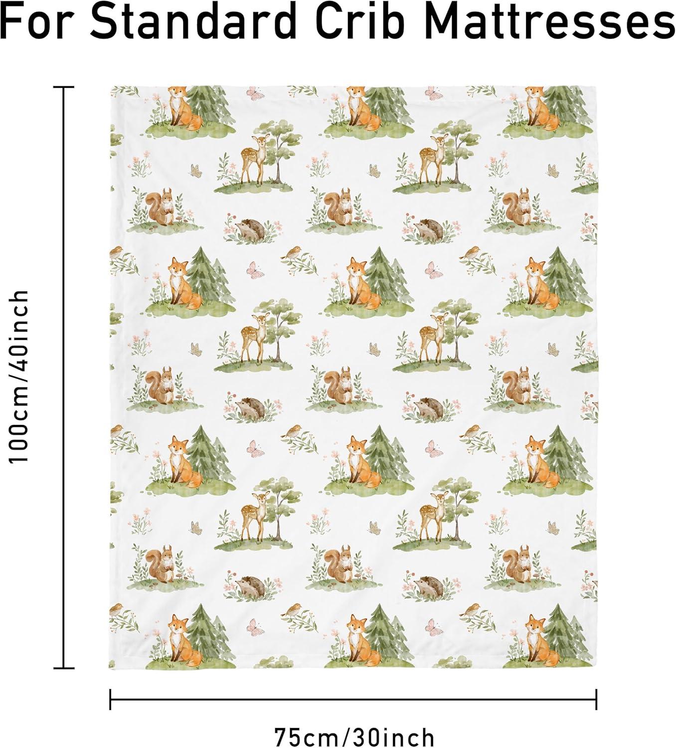 image:imageBaby Minky Blanket for Boys Girl Super Soft Newborn Nursery Blanket with Double Layer Dotted Backing 30x40 Cozy Printed Bed Throw Blanket Undersea WorldSage Green Jungle Animals