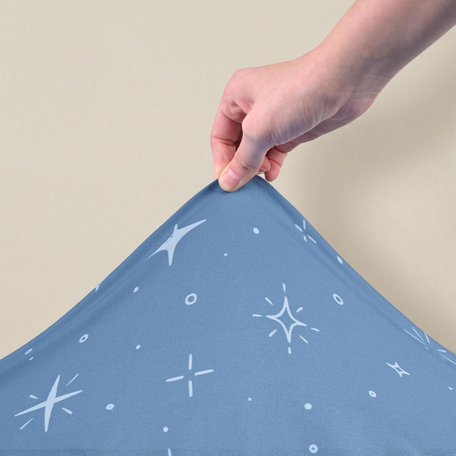 image:imageNap Mat Sheet 47x24 3 Pack Pink Floral Baby Crib Sheets Fitted Elastic Corners Preschool Day Care Rest Mat Cover Soft Breathable Compatible with Regalo My Cot Joovy Travel CotNavy Blue Planet