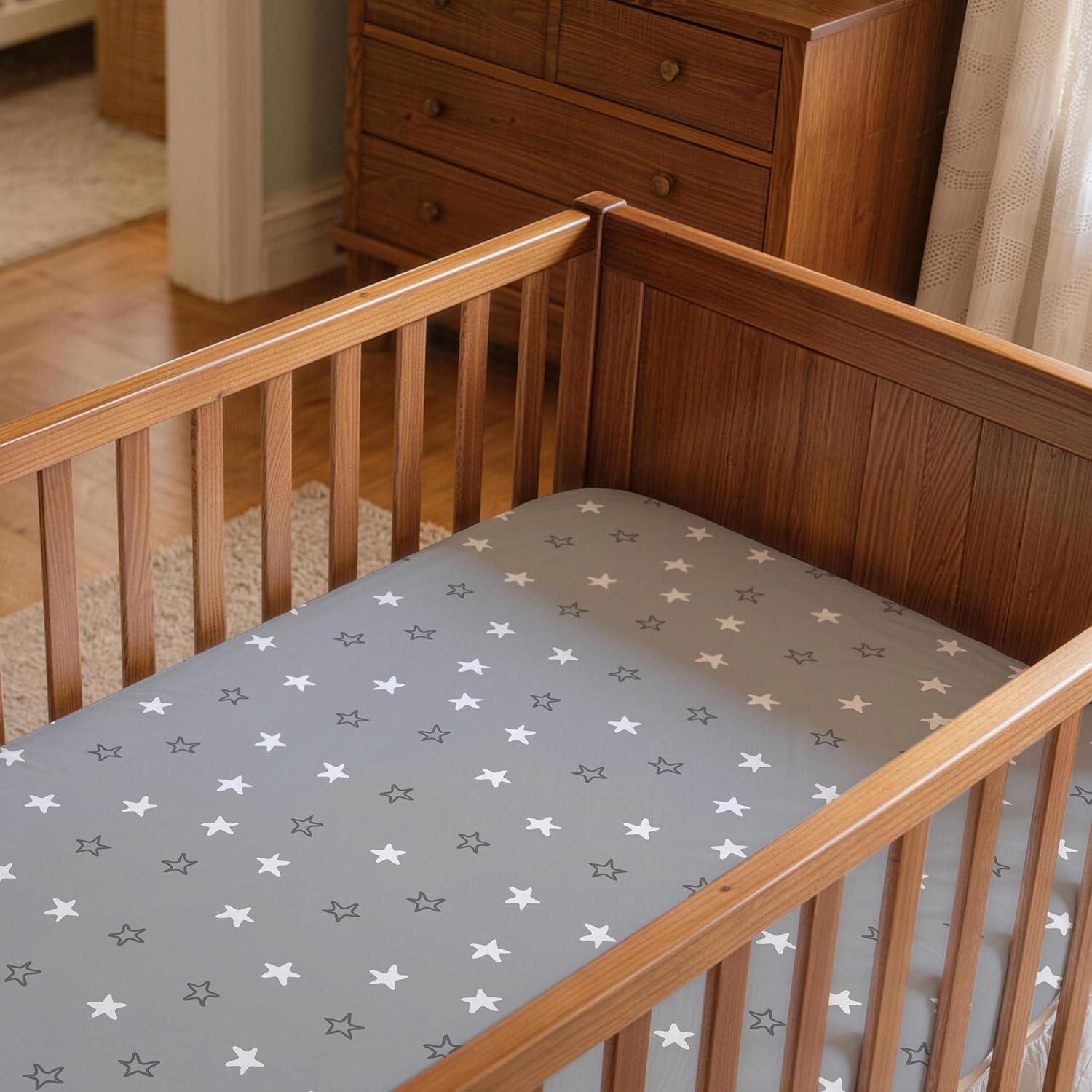 image:imageNap Mat Sheet 47x24 3 Pack Pink Floral Baby Crib Sheets Fitted Elastic Corners Preschool Day Care Rest Mat Cover Soft Breathable Compatible with Regalo My Cot Joovy Travel CotNavy Blue Planet
