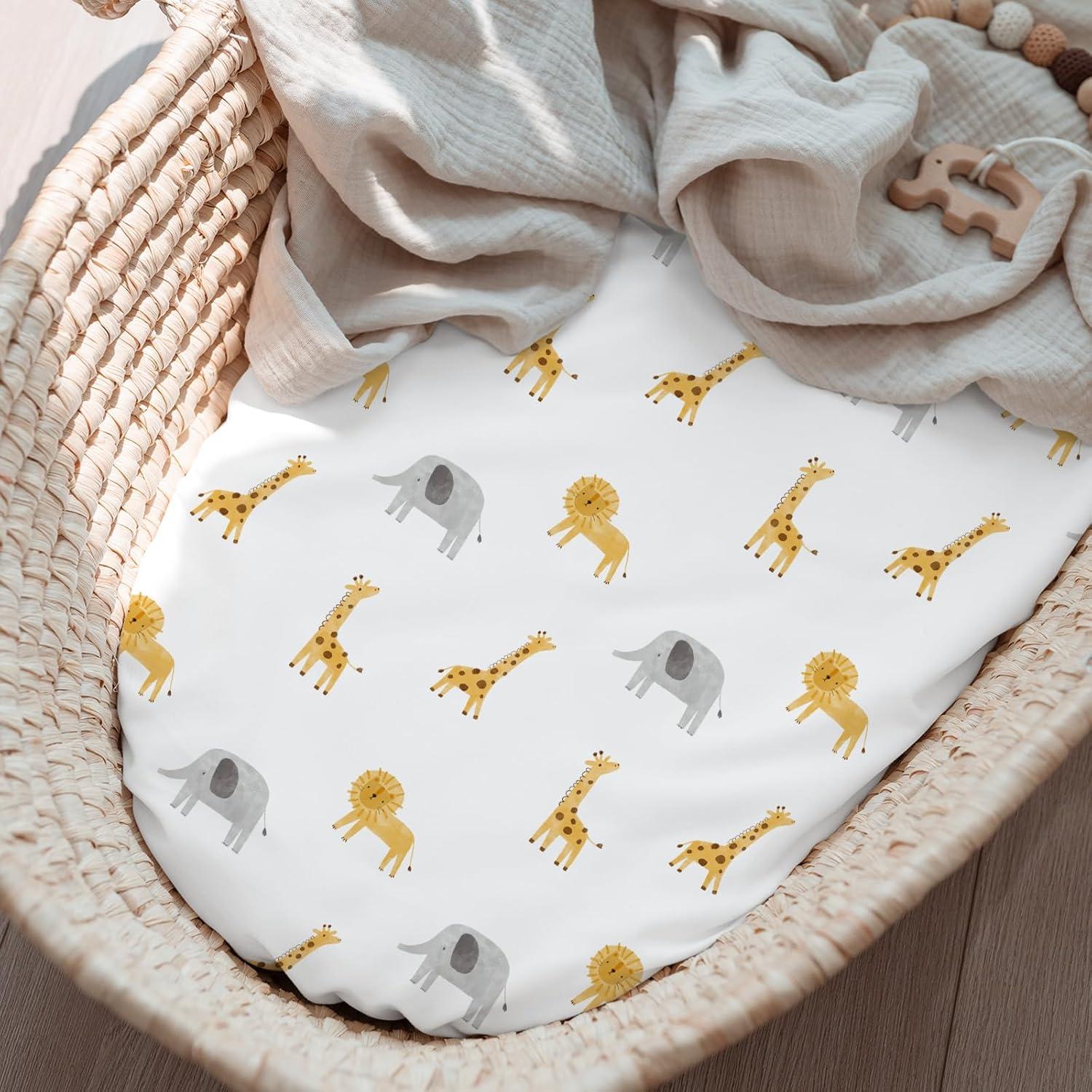 image:imageNap Mat Sheet 47x24 3 Pack Pink Floral Baby Crib Sheets Fitted Elastic Corners Preschool Day Care Rest Mat Cover Soft Breathable Compatible with Regalo My Cot Joovy Travel CotYellow Dinosaur
