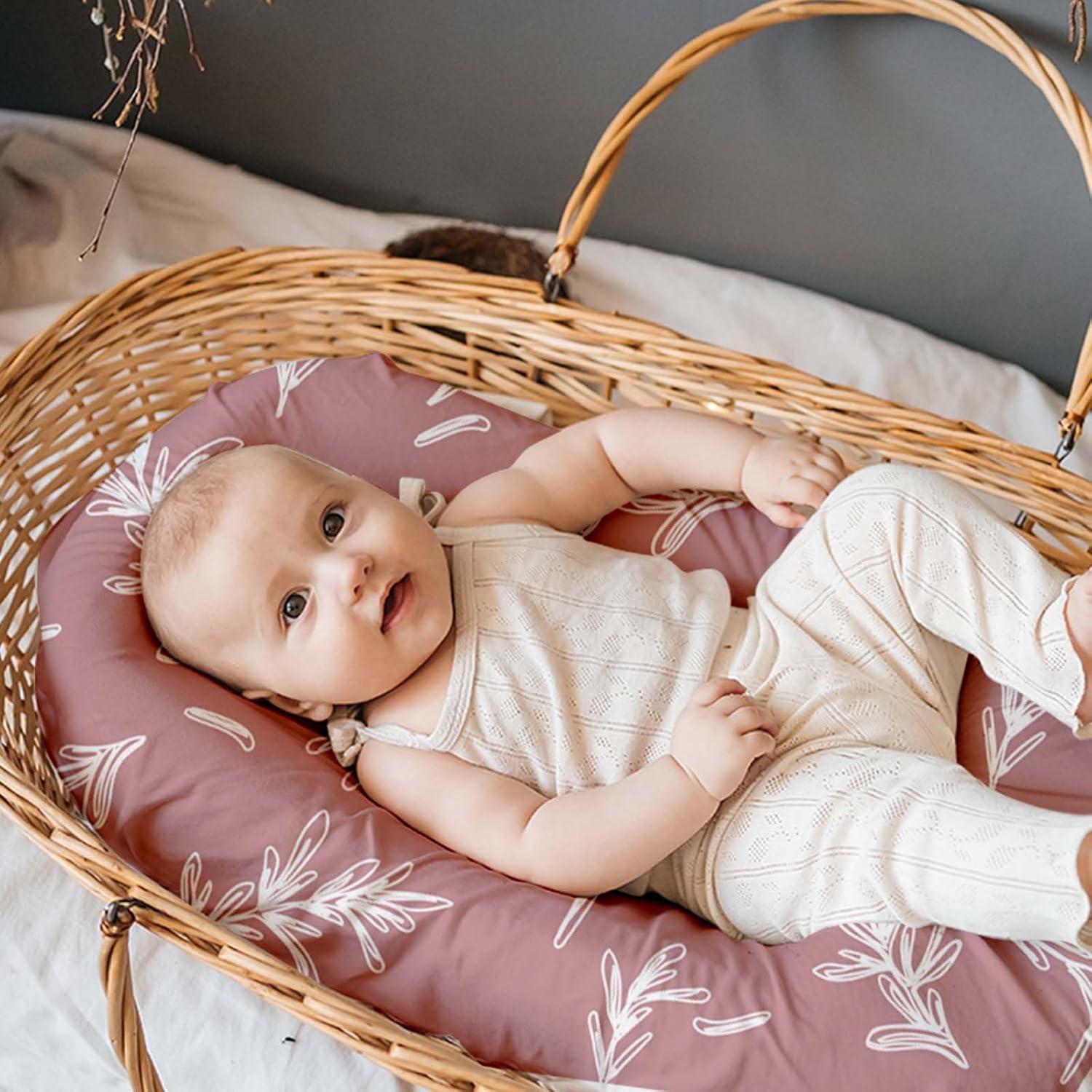 image:imageNap Mat Sheet 47x24 3 Pack Pink Floral Baby Crib Sheets Fitted Elastic Corners Preschool Day Care Rest Mat Cover Soft Breathable Compatible with Regalo My Cot Joovy Travel CotA Pink Floral
