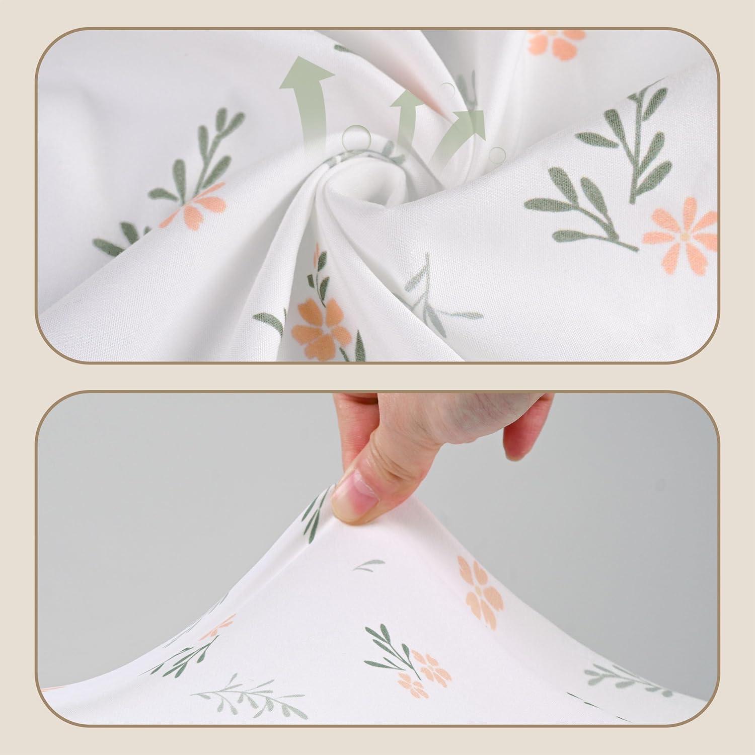 image:imageNap Mat Sheet 47x24 3 Pack Pink Floral Baby Crib Sheets Fitted Elastic Corners Preschool Day Care Rest Mat Cover Soft Breathable Compatible with Regalo My Cot Joovy Travel CotGreen Animals