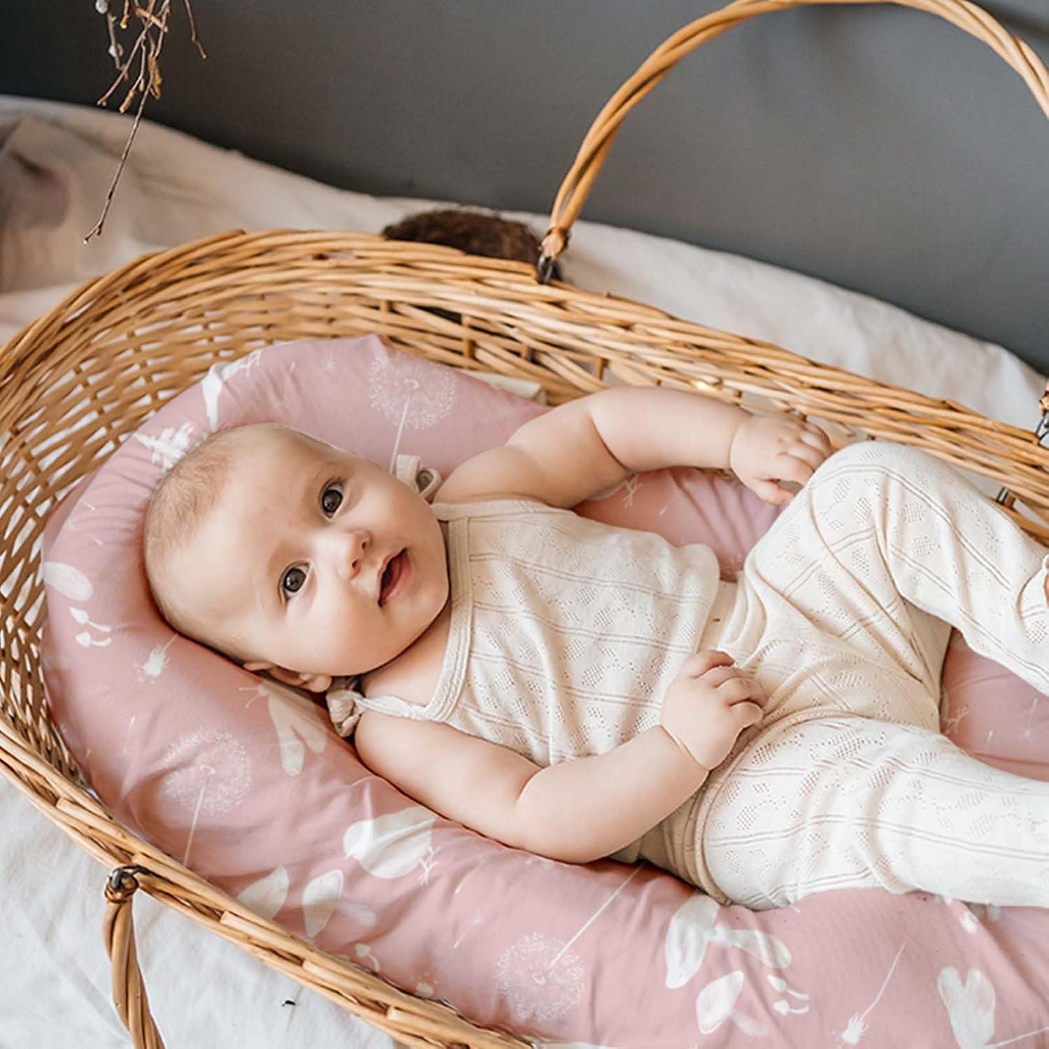 image:imageNap Mat Sheet 47x24 3 Pack Pink Floral Baby Crib Sheets Fitted Elastic Corners Preschool Day Care Rest Mat Cover Soft Breathable Compatible with Regalo My Cot Joovy Travel CotPink Animal