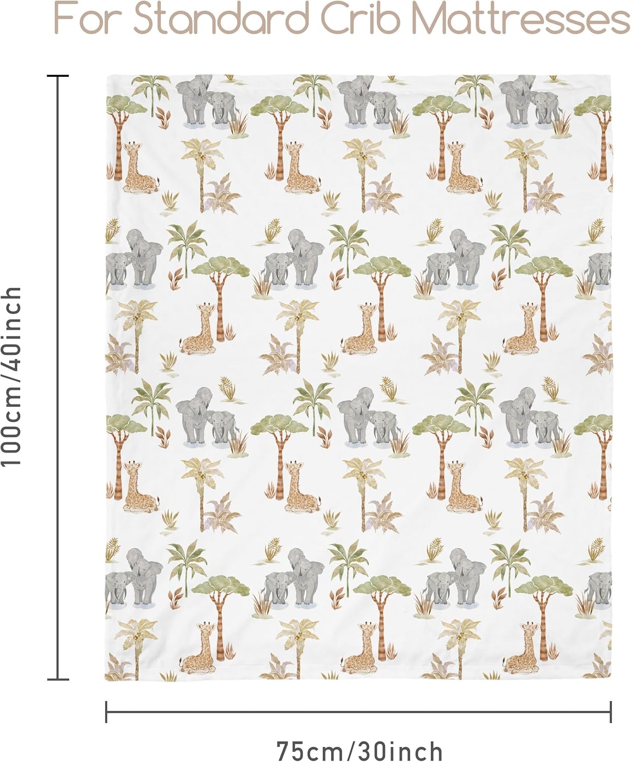 image:imageBaby Blankets for Boys Girls Yellow Dinosaur 30x40 Soft Cozy Fleece Receiving Blanket for Newborn amp Toddler 3D Minky Dotted Backing Breathable for Crib Stroller amp Tummy TimeLight Brown Elephant