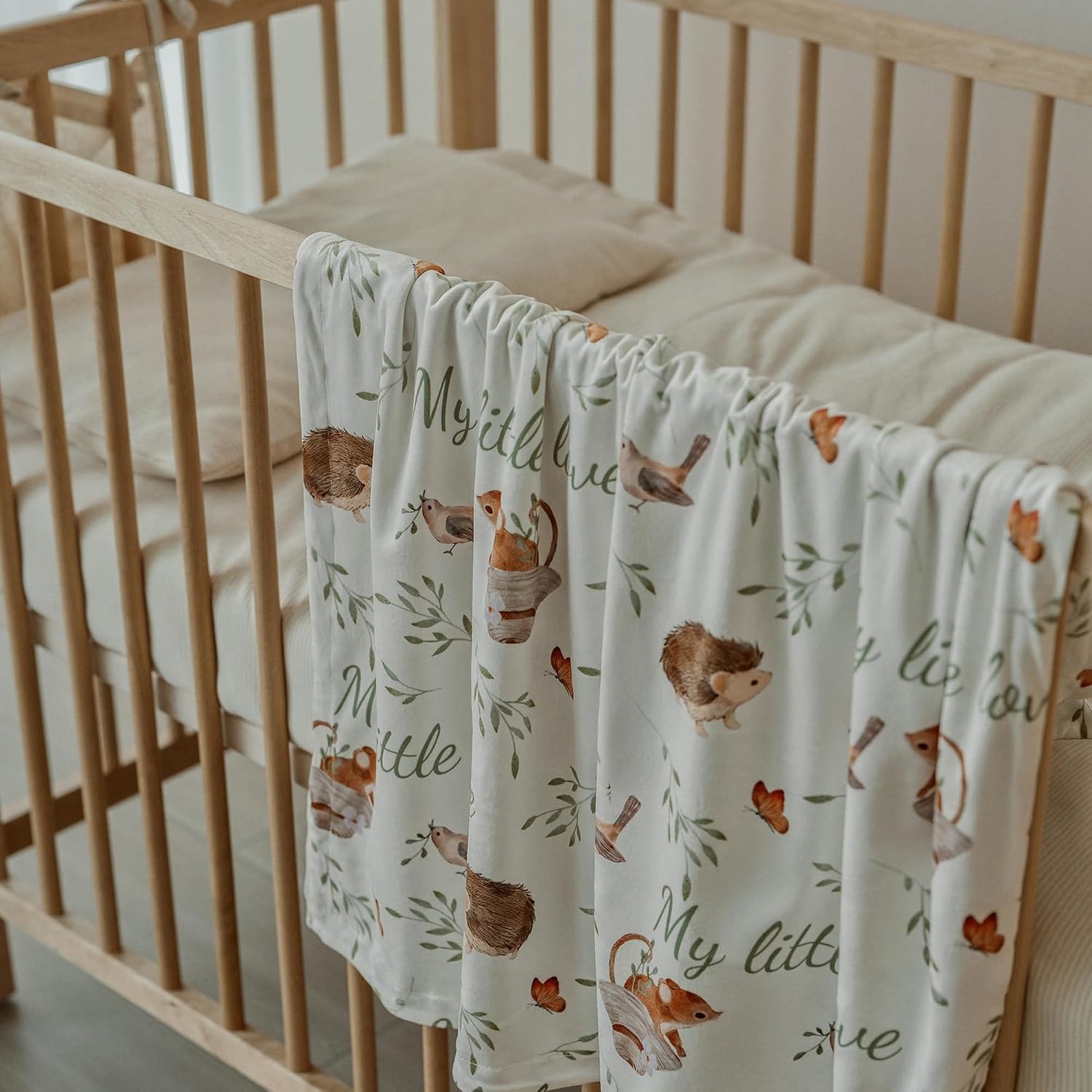 image:imageBaby Blankets for Boys Girls Yellow Dinosaur 30x40 Soft Cozy Fleece Receiving Blanket for Newborn amp Toddler 3D Minky Dotted Backing Breathable for Crib Stroller amp Tummy TimeGray Jungle Animal