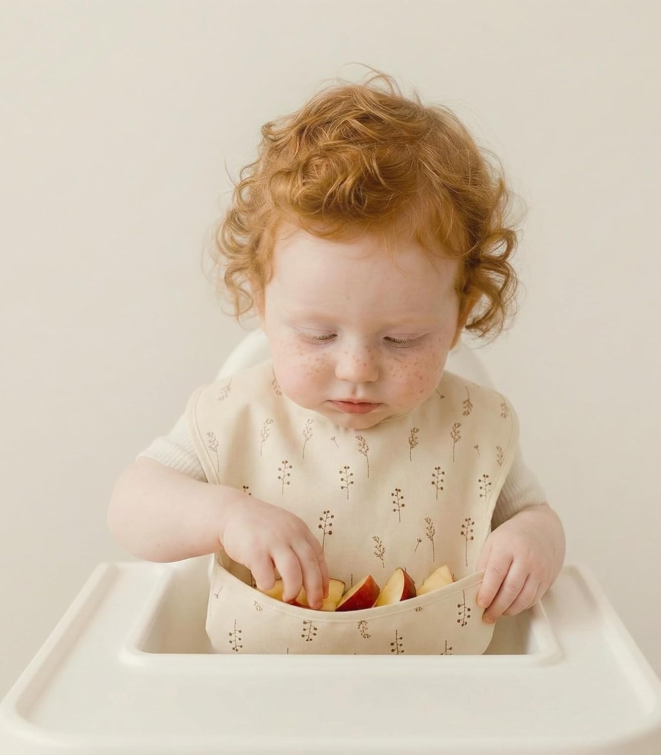 image:image3Pack Baby Feeding Bibs Waterproof StainResistant 3D Food Catcher Soft Lightweight Design for BabyLed Weaning Infants amp Toddlers 324 Months Safari AnimalsChocolate Retro Floral