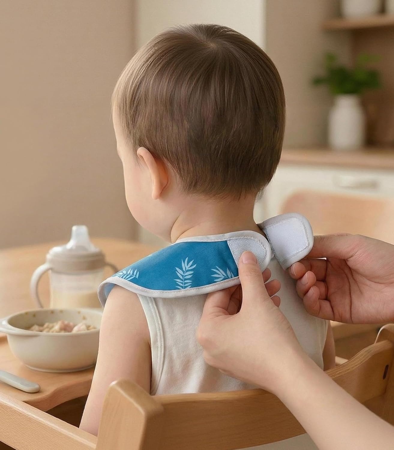 image:image3Pack Baby Feeding Bibs Waterproof StainResistant 3D Food Catcher Soft Lightweight Design for BabyLed Weaning Infants amp Toddlers 324 Months Safari AnimalsBlue Dinosaur
