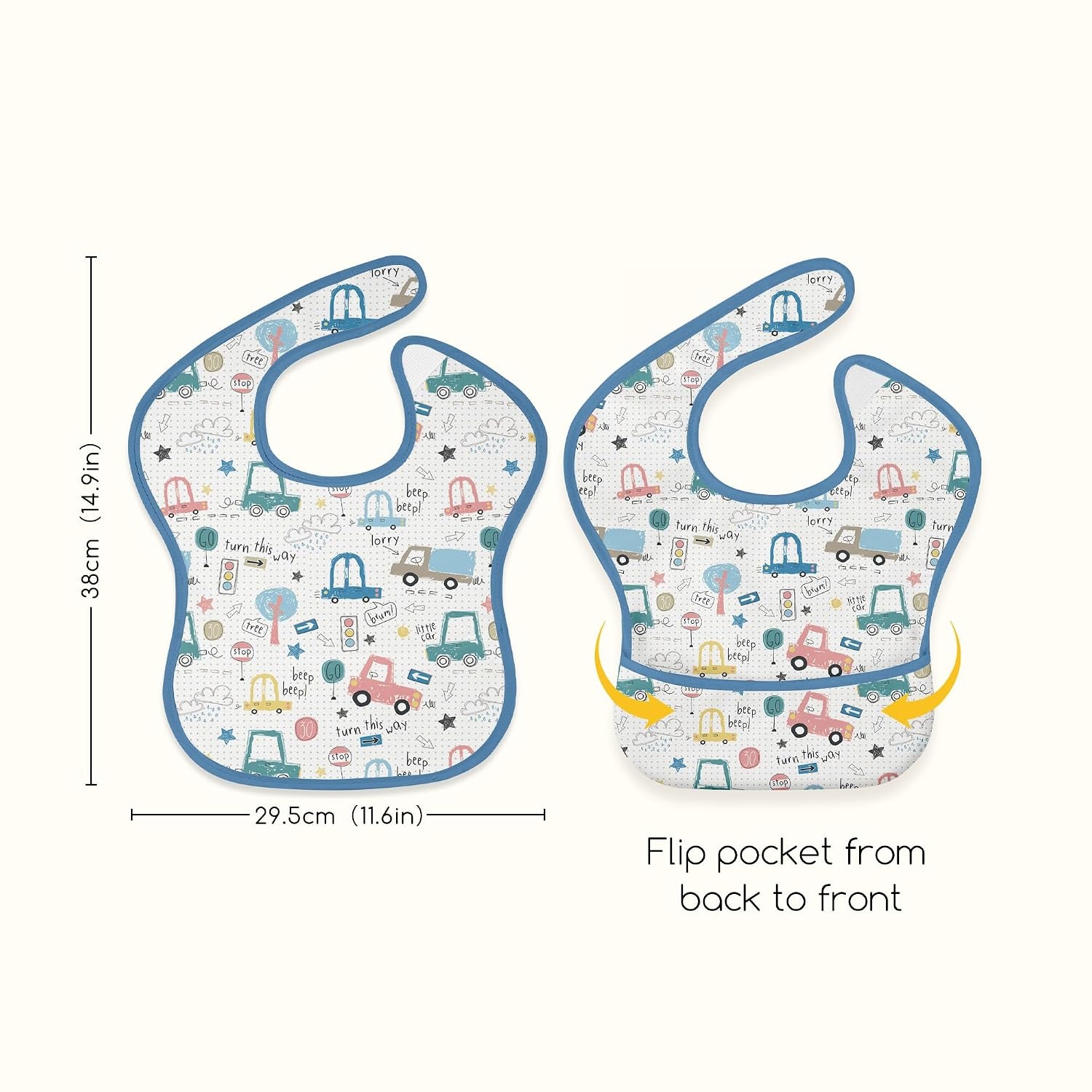 image:image3Pack Baby Feeding Bibs Waterproof StainResistant 3D Food Catcher Soft Lightweight Design for BabyLed Weaning Infants amp Toddlers 324 Months Safari AnimalsDigger Dinosaur