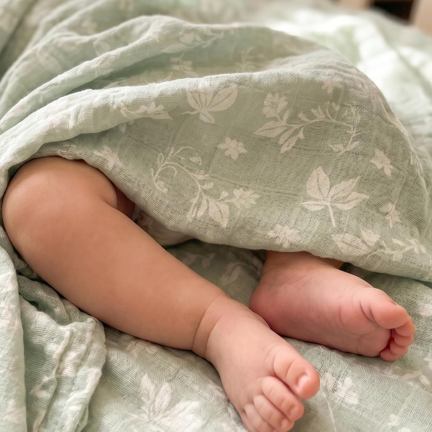 image:image4Pack Muslin Swaddle Blankets for Newborns 100 Cotton Breathable Soft Muslin Large 315x433 MultiUse Stroller Sunshade Nursing Cover amp Receiving Blanket Bear CheckeredNeutral